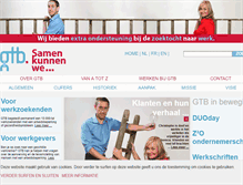 Tablet Screenshot of gtb.be